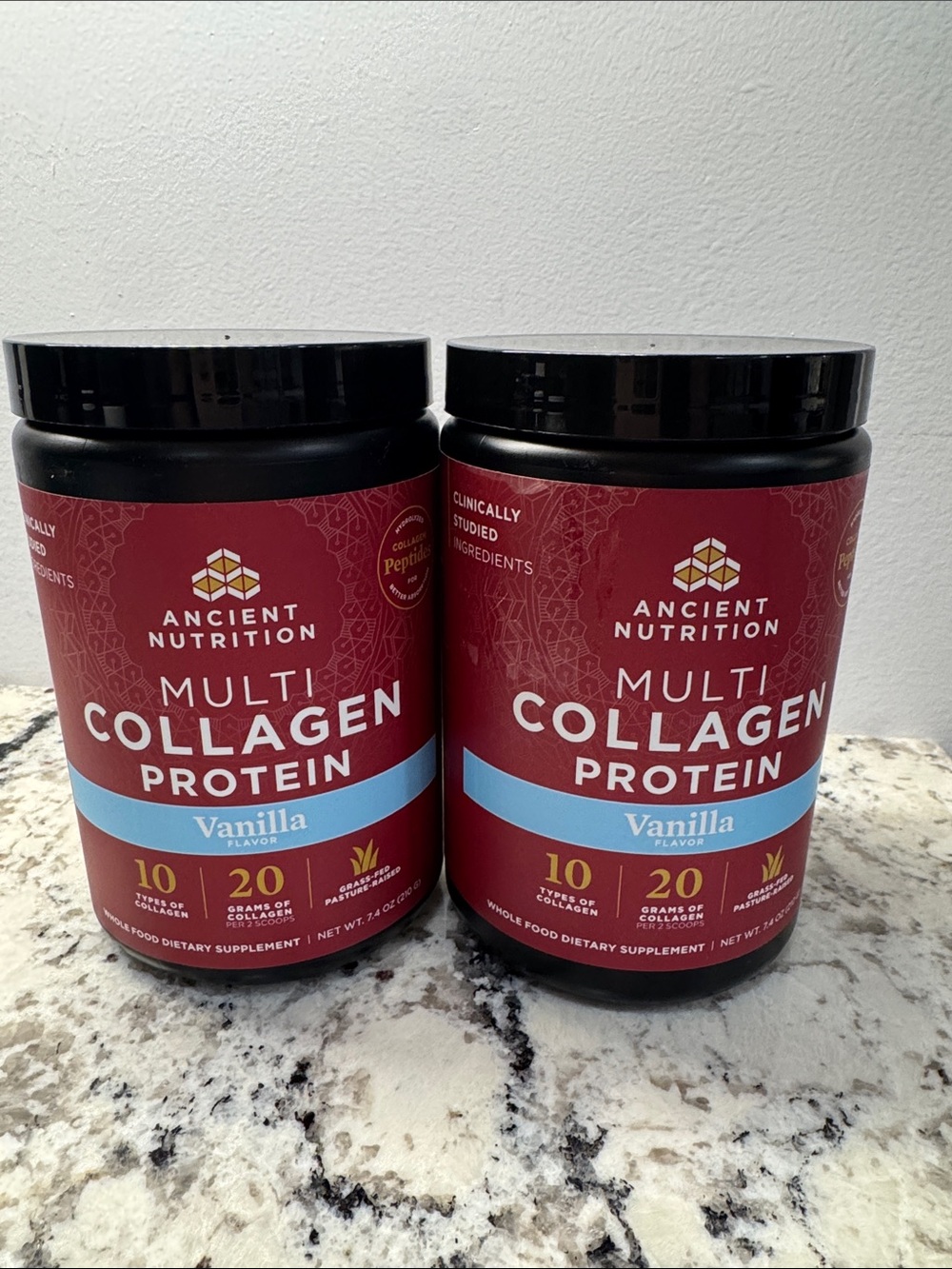 SEALED, Brand New, Ancient Nutrition- Multi Collagen Protein, Vanilla, 7.4 oz
